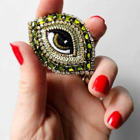 The Voyage Dubai - Celeste Mogador Celestial Eye Brooch