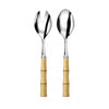 The Voyage Dubai - Capdeco Salad Servers - Byblos Natural