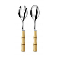 The Voyage Dubai - Capdeco Salad Servers - Byblos Natural