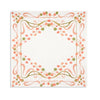 The Voyage Dubai Summerill and Bishop 'Capucines' Linen Napkins in Peach Pink &amp; Avocado Green - Set of Two