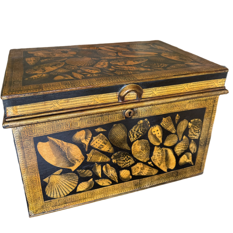 The Voyage Dubai - Vintage enamel pots, buckets and chests decorated using 19th and early 20th century images.