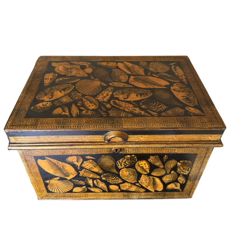 The Voyage Dubai - Vintage enamel pots, buckets and chests decorated using 19th and early 20th century images.