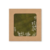 The Voyage Dubai - Summerill and Bishop Set of Six Falling Flower Cork-Backed Coasters in Avocado Green