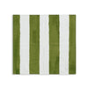 The Voyage Dubai - Summerill and Bishop Stripe Linen Napkins in White & Green - Set of Two