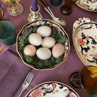 The Voyage Dubai - Set of Six Hand Carved Natural Alabaster Eggs - A chic Spring or Easter centrepiece, these beautiful, hand carved, marbled alabaster eggs come in various shades of pink and white.