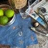 The Voyage Dubai - Off the Wagon Cocktail Napkins in Denim Set of 4