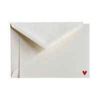 The Voyage Dubai - Kris Jezak Flat Note Cards - Red Heart Flat Note Cards. Sold in packs of eight without envelopes.