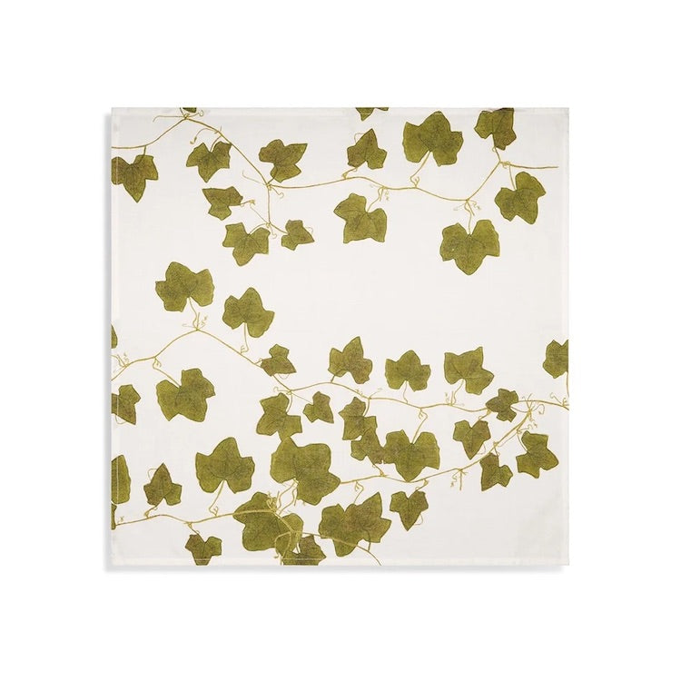 The Voyage Dubai Summerill and Bishop'Ivy' Herbarium Linen Napkins - Set of Two