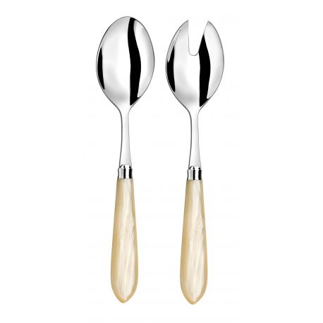 The Voyage Dubai - Capdeco Salad Servers - Pearl