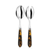 The Voyage Dubai - Capdeco Salad Servers - Tortoiseshell