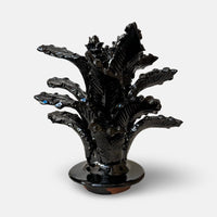 The Voyage Dubai - Piña Michoacána (Glazed Pineapple Urn) - Black - 50cm