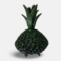 The Voyage Dubai - Piña Michoacána (Glazed Pineapple Urn) - Green - 33cm