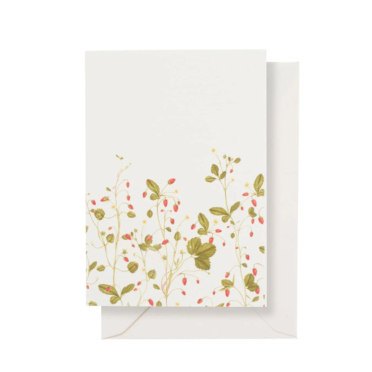 The Voyage Dubai - Summerill & Bishop 'Fraises des Bois' Greeting Card 15x10cm

Designed in Notting Hill and made in the UK from recycled materials, these beautiful, printed greeting cards are a perfect way to send a message to someone you love.