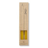 The Voyage Dubai - S&B Set of 2 Straight Candles Yellow Branded Packaging 25cm