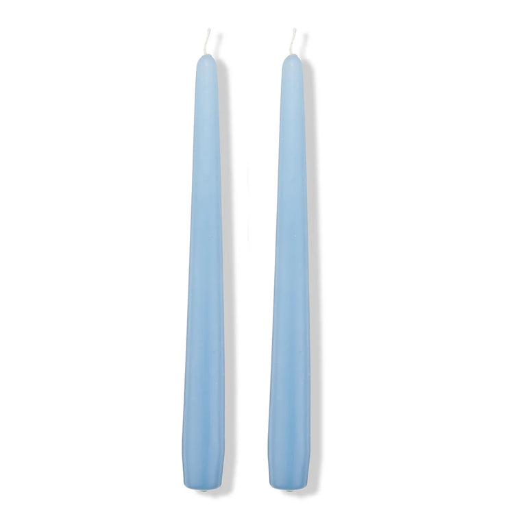 The Voyage Dubai - S&B Set of 2 Tapered Candles Blue Branded Packaging 25cm