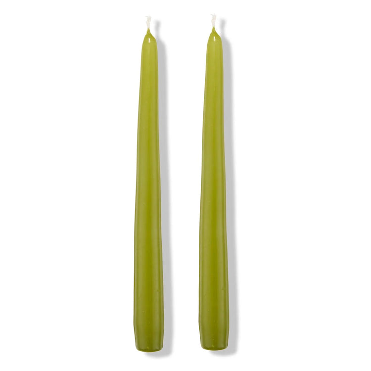 The Voyage Dubai - S&B Set of 2 Tapered Candles Green Branded Packaging 25cm