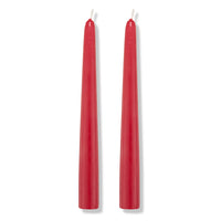 The Voyage Dubai - S&B Set of 2 Tapered Candles Burgundy Branded Packaging 25cm