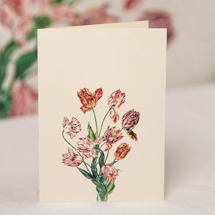 The Voyage Dubai - Summerill & Bishop Tulip Greeting Card 15x10cm

Designed in Notting Hill and made in the UK from recycled materials, these beautiful, printed greeting cards are a perfect way to send a message to someone you love.