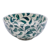 The Voyage Dubai - Scroll Bowl, 14cm in Green   One of Villa Bologna's heritage designs, the Scroll is instantly recognisable in Malta having been in production since the 1950’s. Conceived by Aldo Cremona and passed down over the years, it is a romantic pattern that is full of vibrancy thanks to the sunny colourways and busy rhythm. Pair with the Stripe collection for a laid-back mix-and-match look.