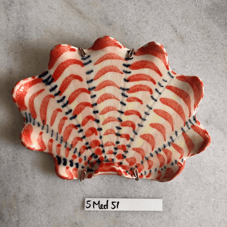 Ceramic Wall Shell - Medium #51 - The Voyage Dubai