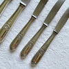 Set of twelve French silver plated antique knives - The Voyage Dubai